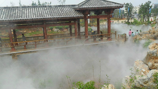 海南造景高压喷雾系统 广州奥工喷雾设备供应