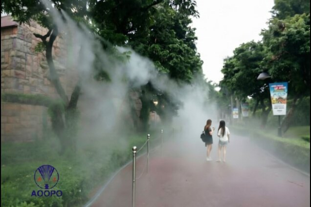 青岛人造雾森景观喷雾系统生产商,人造雾森景观喷雾系统