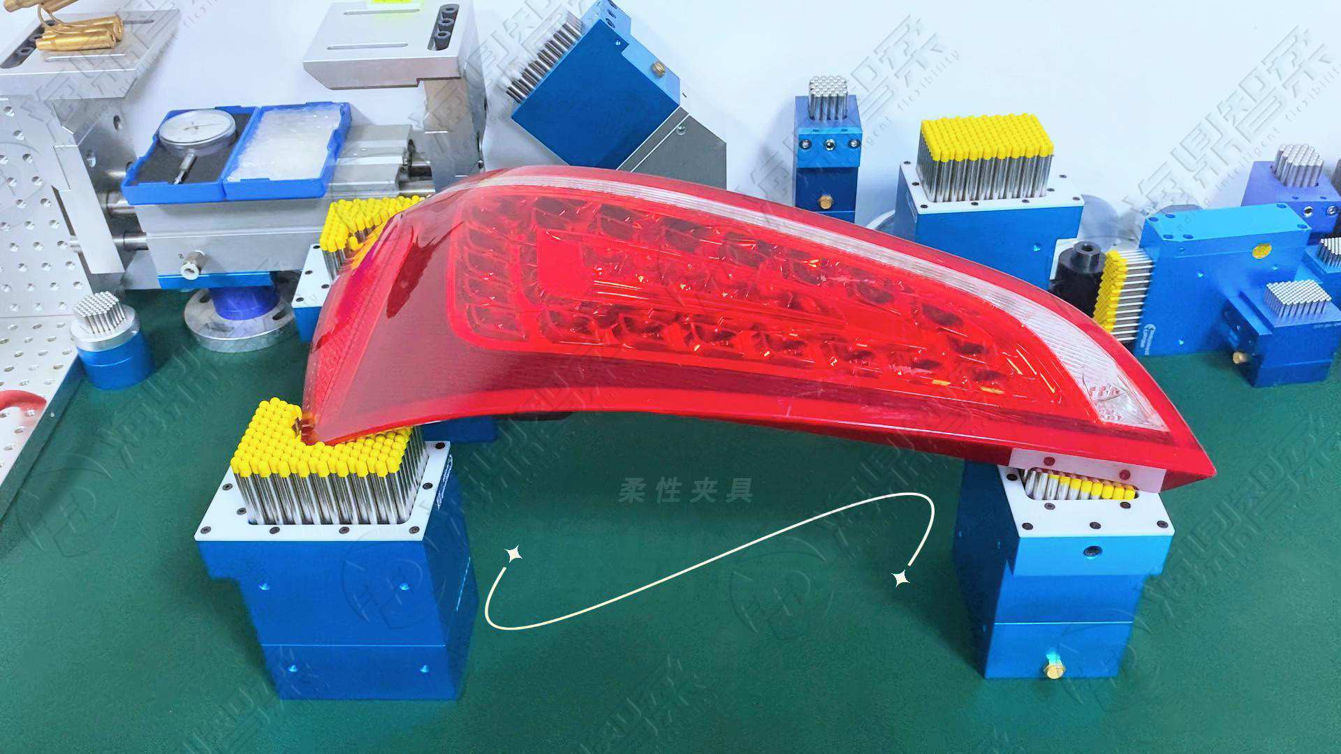 矩陣式柔性夾具：重塑車燈智造中的高精度柔性支撐體系