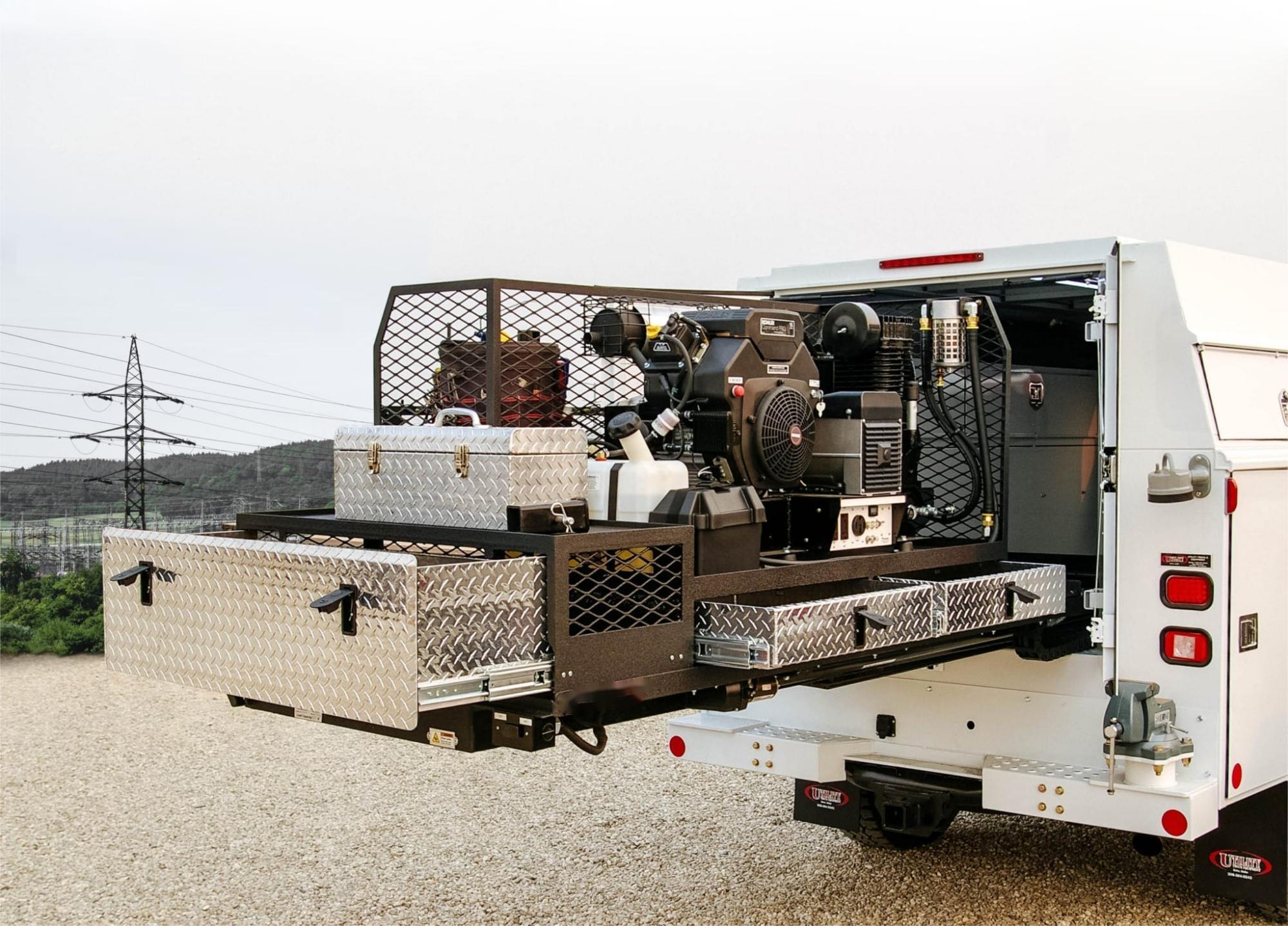 SNEIDA Sliding Cargo Trays - Versatile and Easy Access