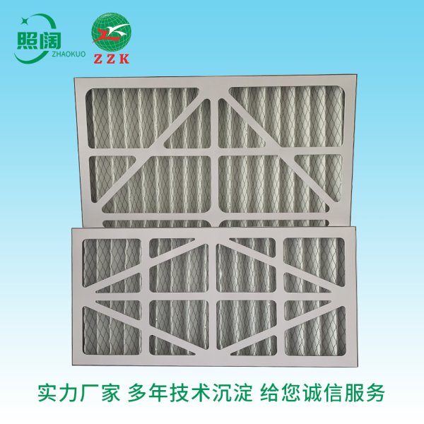 G4初效纸框折叠过滤器