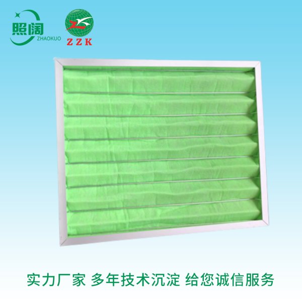 厂家直供 F6绿白棉板式龙骨架过滤器 中效板式过滤器 可清洗过滤器 空气过滤器 