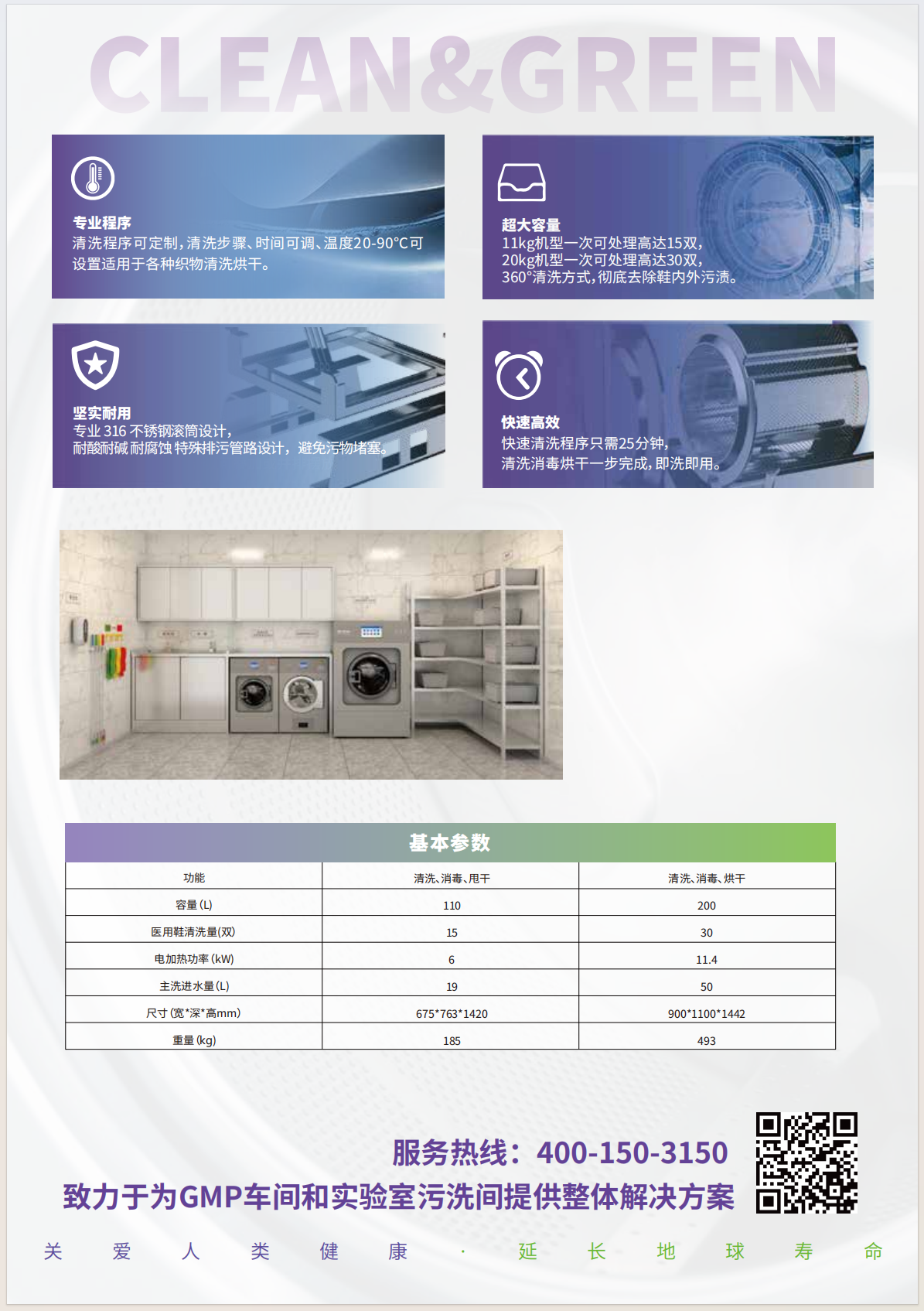 工作鞋熱力清洗烘干機