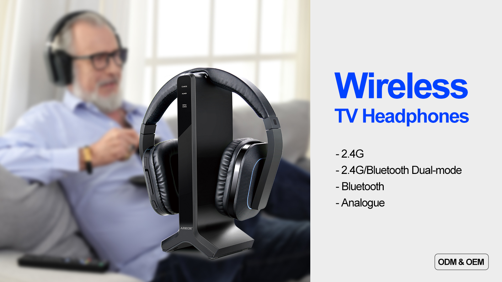 Wireless TV Headphones