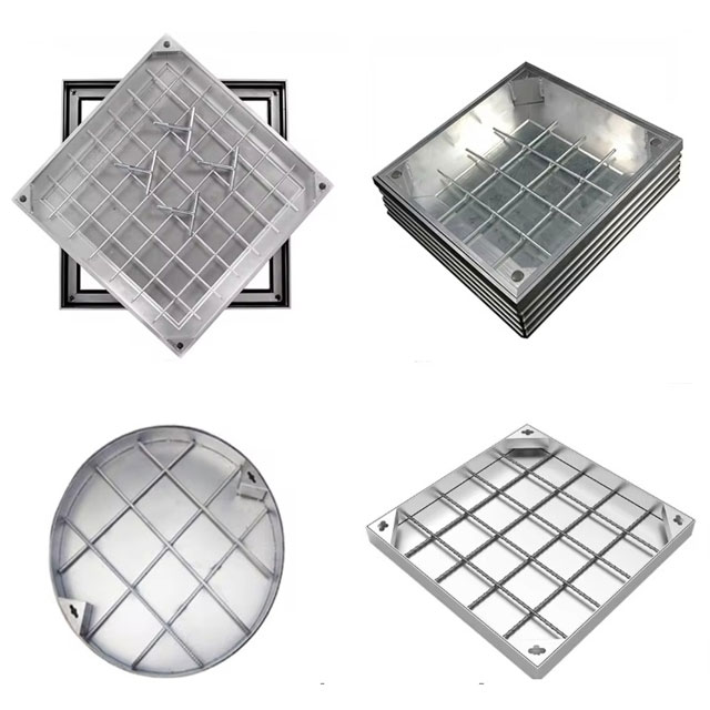 aluminium recessed manhole cover
