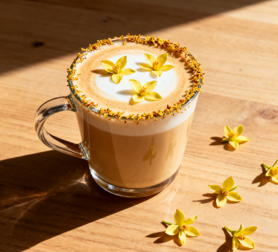 金桂花香拿鐵，開啟秋日風味新體驗