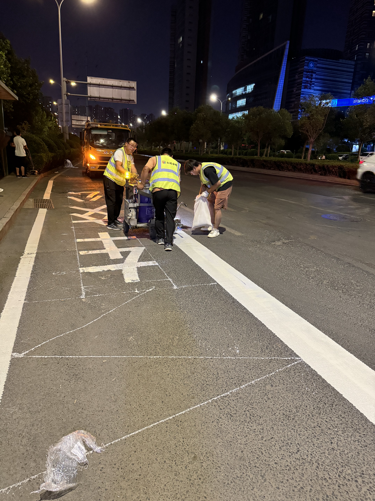 市政道路劃線 市政道路劃線