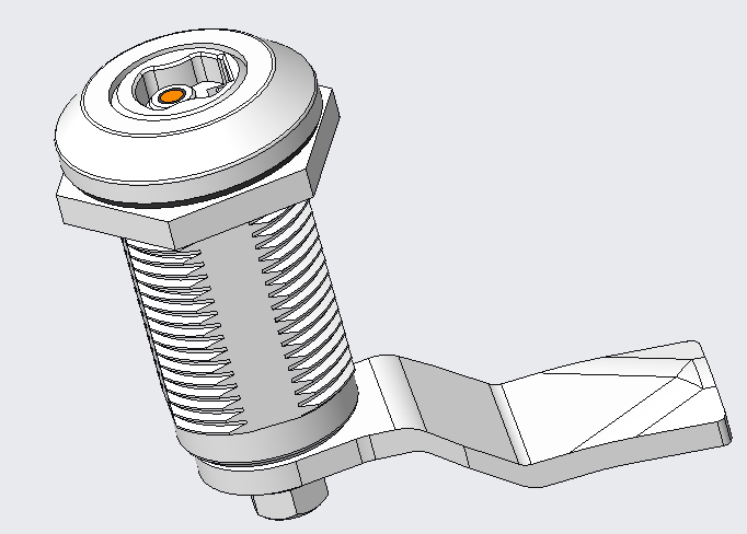 DS705-3M电子圆柱锁（无源电子锁）