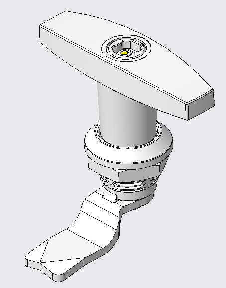 DS305-H电子把手锁（无源电子锁）