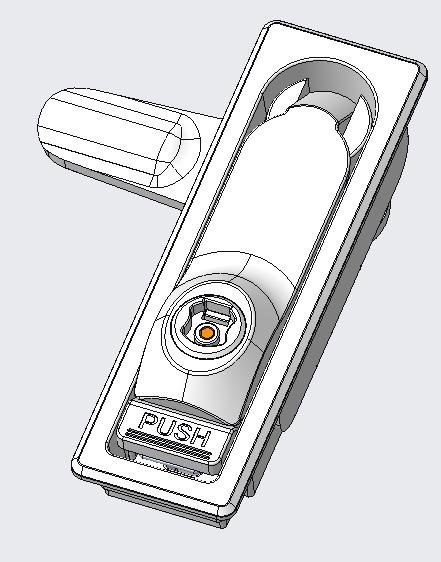 DS713电子连杆锁（无源电子锁）
