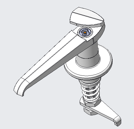 DS807-1电子把手锁（无源电子锁）