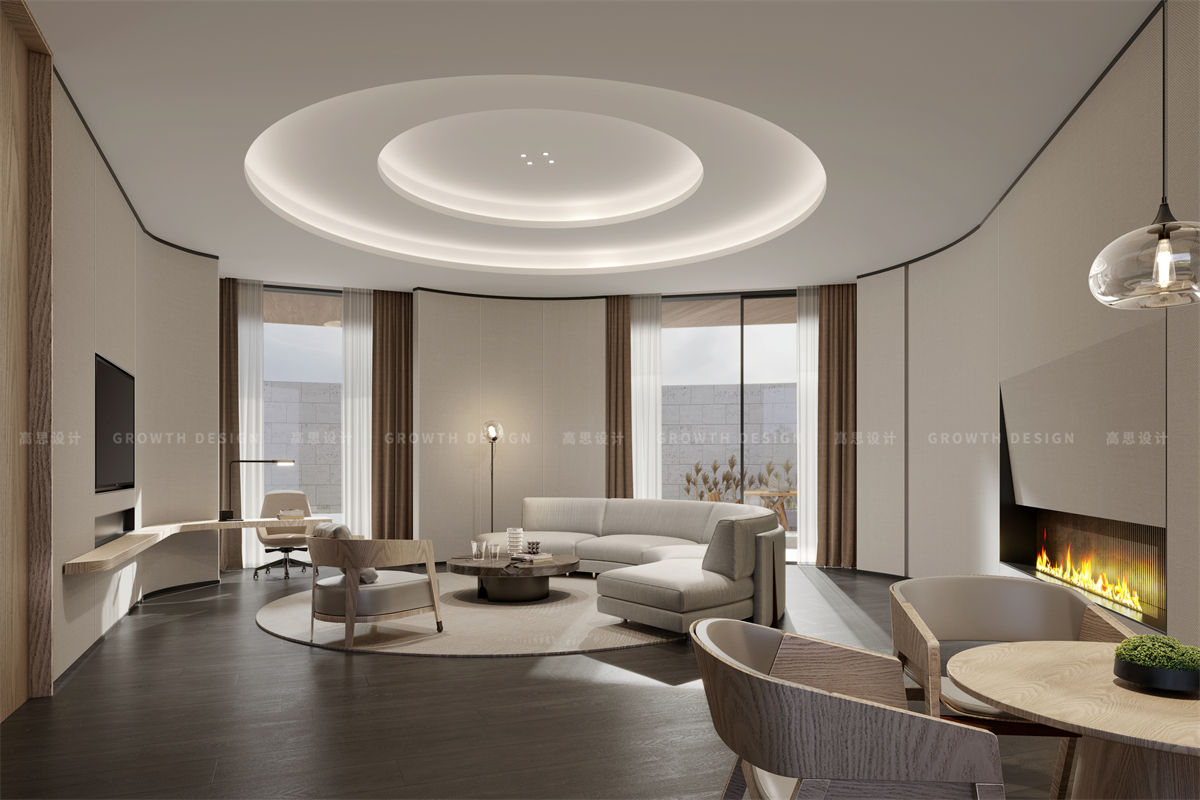 林州太行水镇瑞熙温泉酒店,深圳高思设计