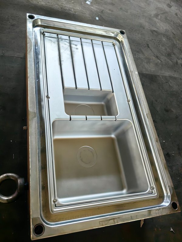 密胺一體洗水槽模具