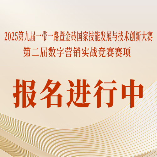 关于2025第九届一带一路暨金砖国家技能发展与技术创新大赛（第一批）第二届数字营销实战竞赛赛项的报名通知