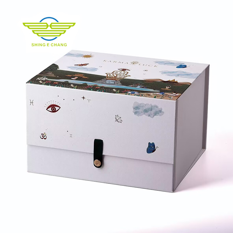 神秘符號藝術(shù)禮盒 白色基底 文創(chuàng)品牌包裝佳器