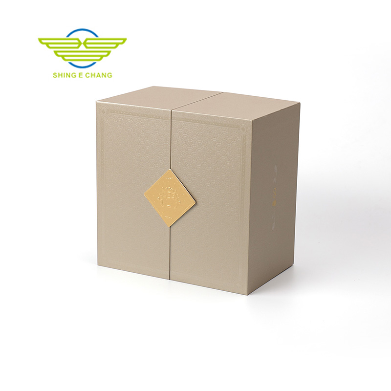 簡約大氣！特種紙燙金禮盒 糕端茶禮 & 保健品包裝