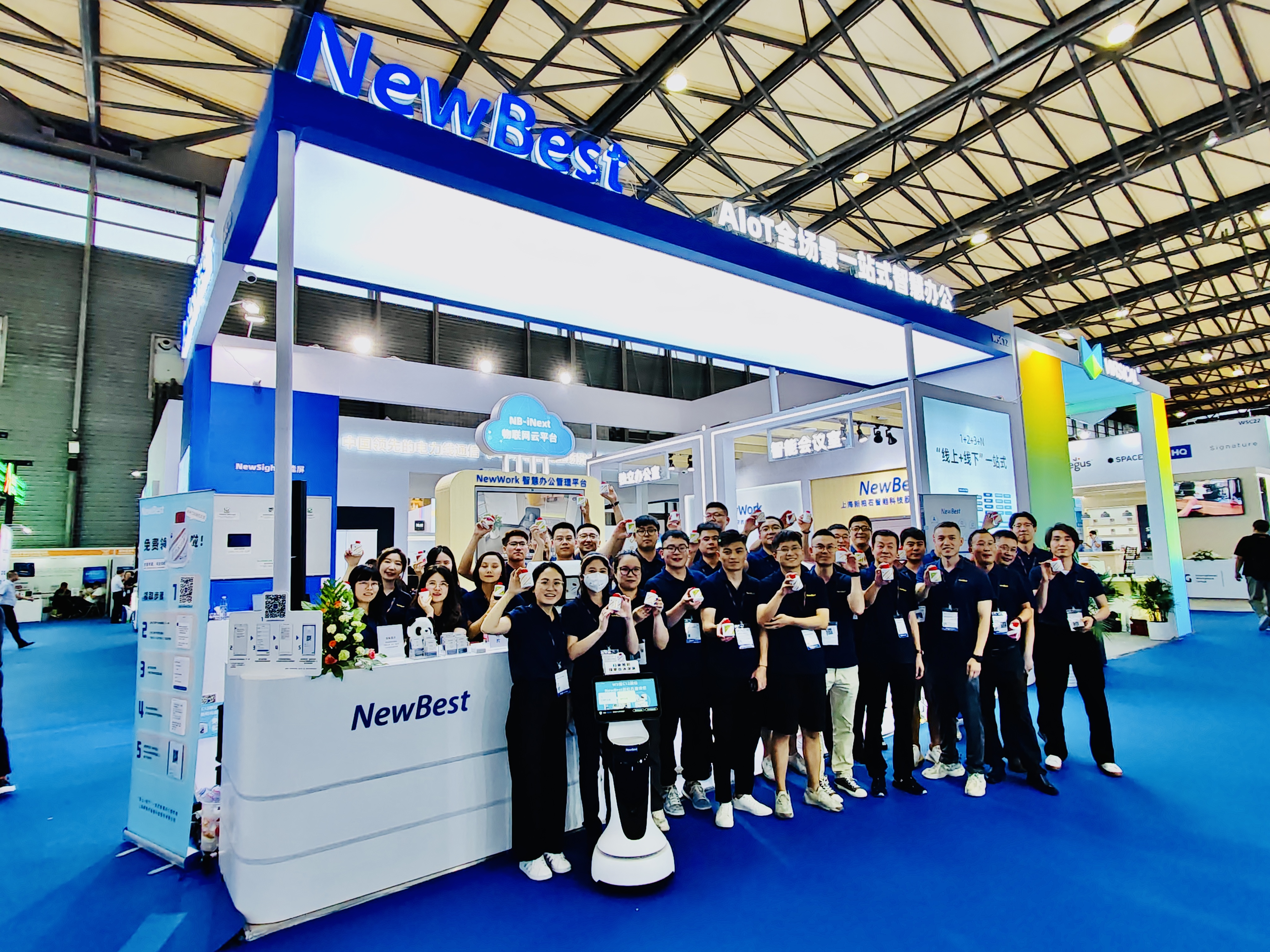 SSOT國際智慧辦公展，新柏石展位嗨翻3天！