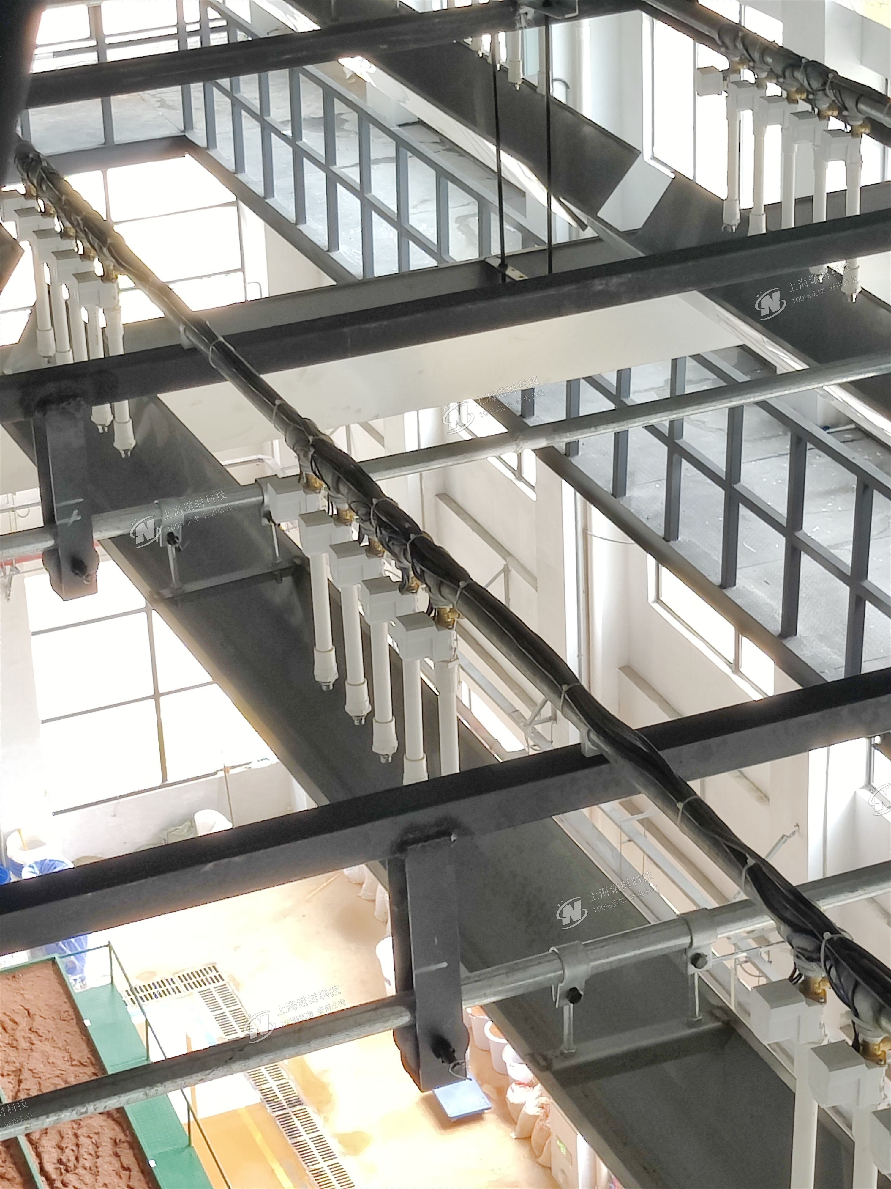 上海諾時人工模擬降雨大廳案例