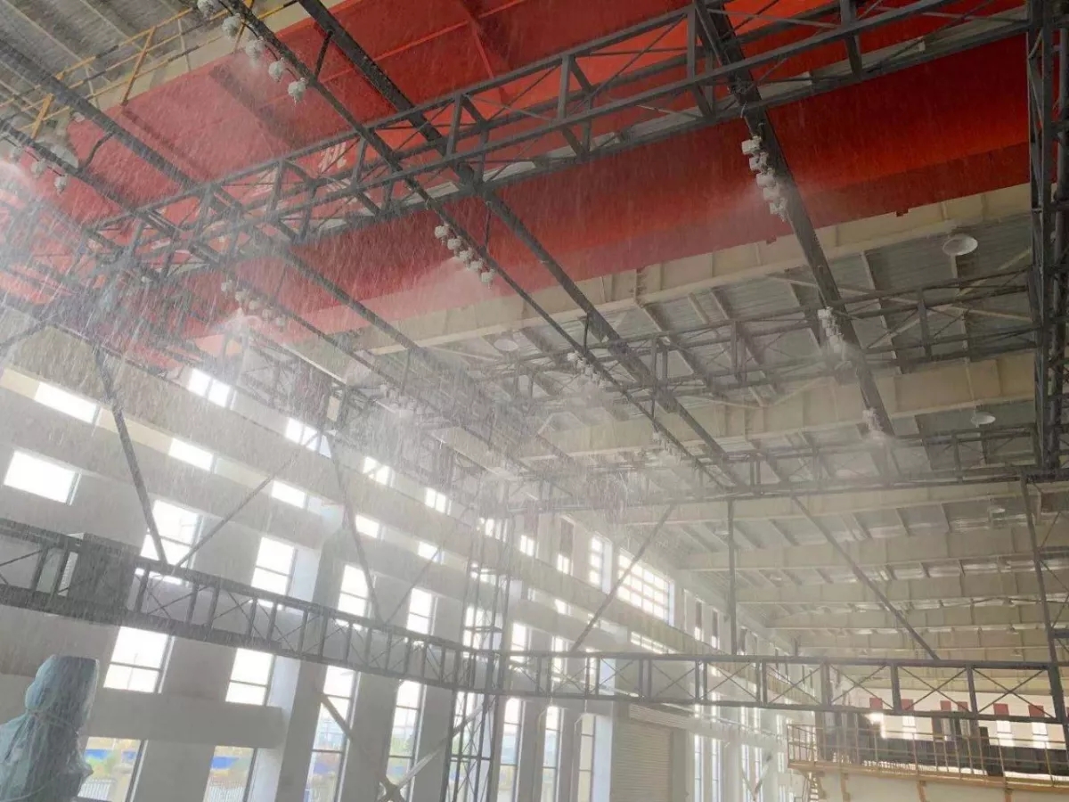 室內井架式人工模擬降雨系統