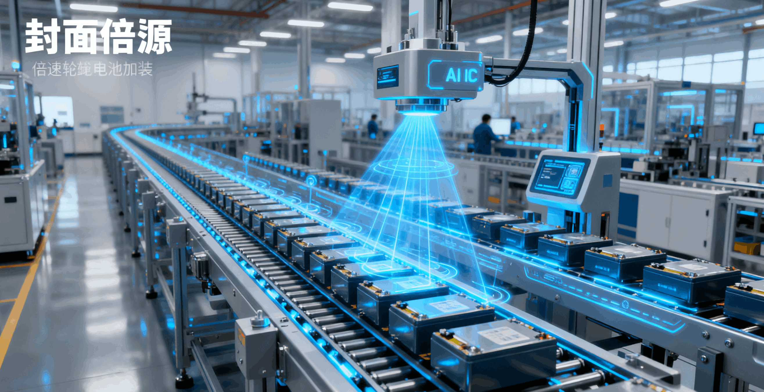 新能源智造提速：威盛智能倍速鏈電池組裝線