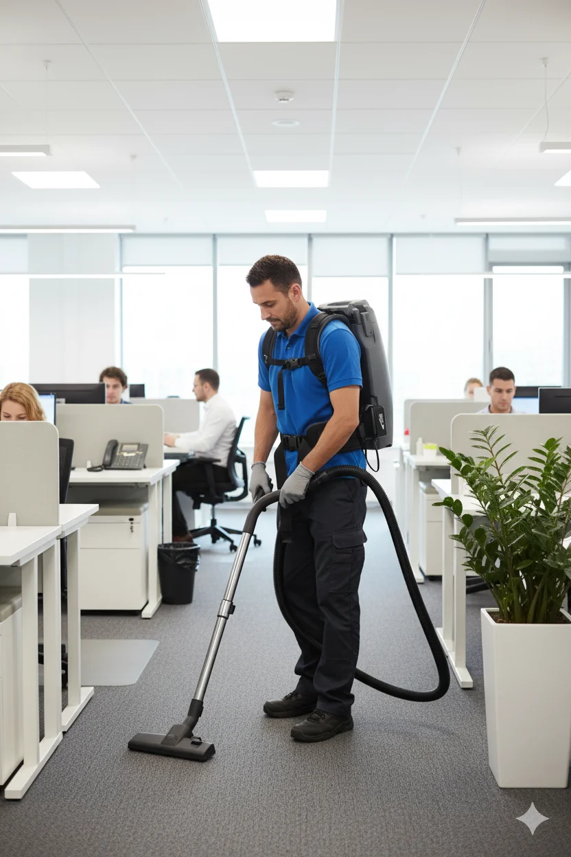 electric backpack vacuum