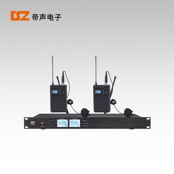 無(wú)線一拖二麥克風(fēng)(領(lǐng)夾)DS-312UFC