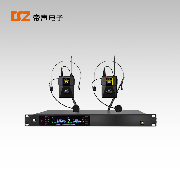 無(wú)線一拖二麥克風(fēng)(頭戴)DS-312UFB