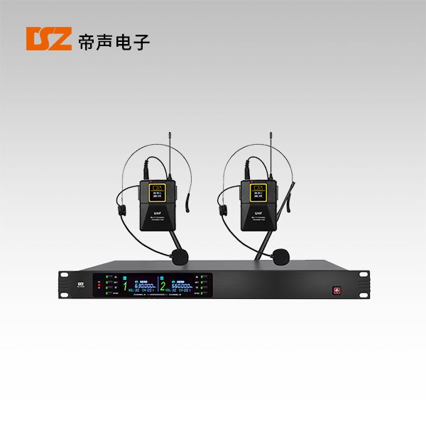 無(wú)線一拖二麥克風(fēng)(頭戴)DS-312UFB