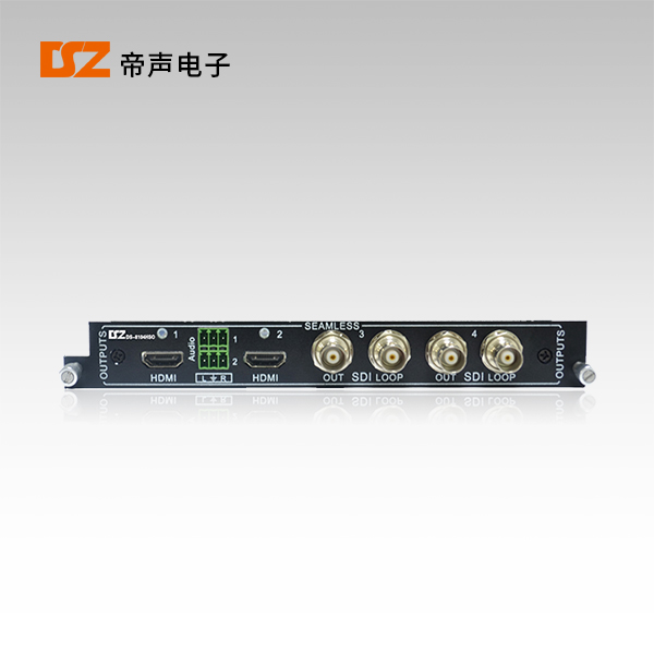 2路出SDI、2路出HDMI板卡DS-8104HSO