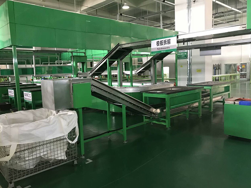 廢舊電池拆解線