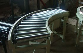彎道動力輥道輸送機