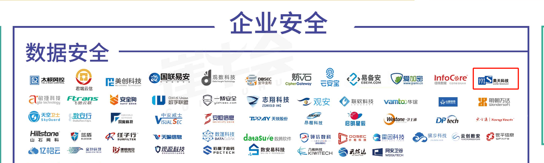 美天科技入選中國(guó)企業(yè)服務(wù)云圖