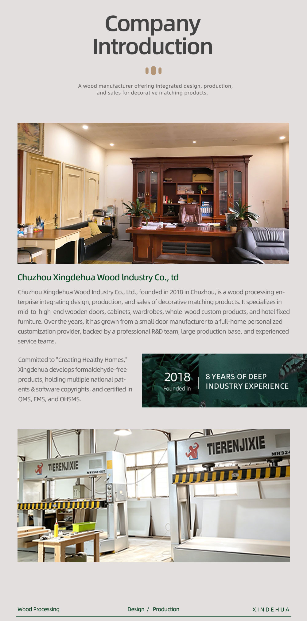 Reliable Hotel Wood Doors Manufactured in China | XDH