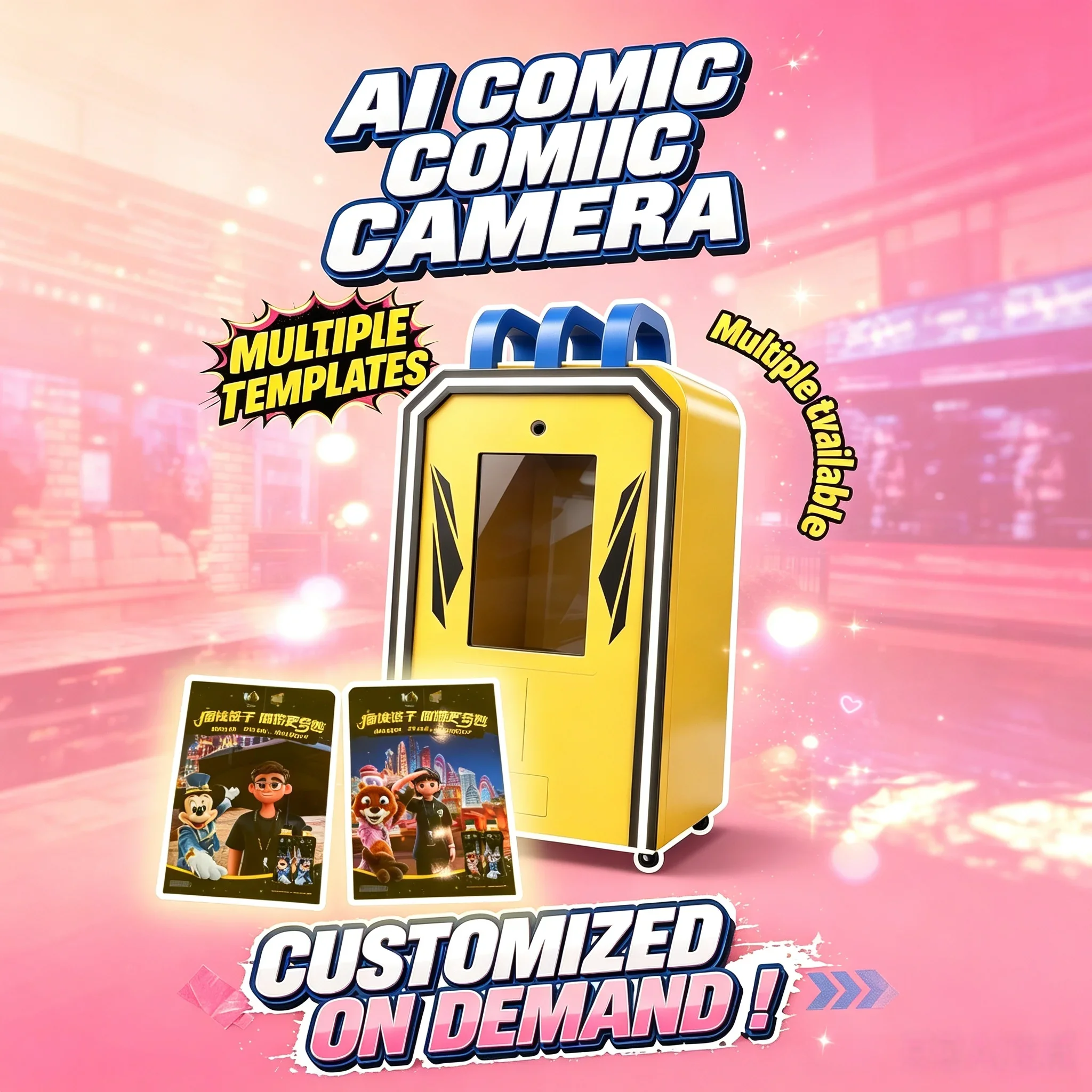 3D manga-style AI portrait camera