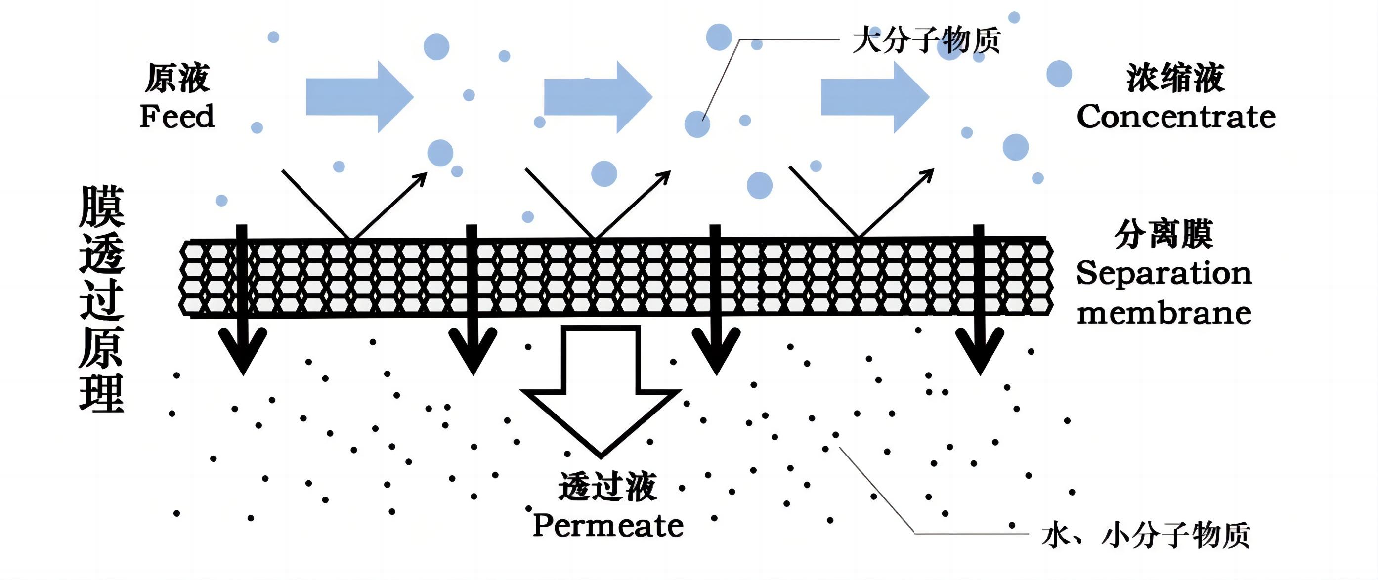 膜過濾原理圖