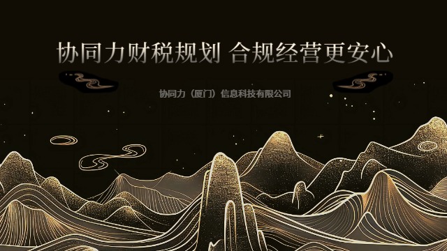 泉州互联网企业财税规划服务,财税规划