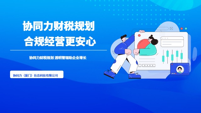 泉州前期财税规划服务,财税规划