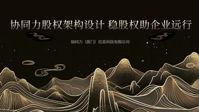 漳州专业股权架构设计管理,股权架构设计