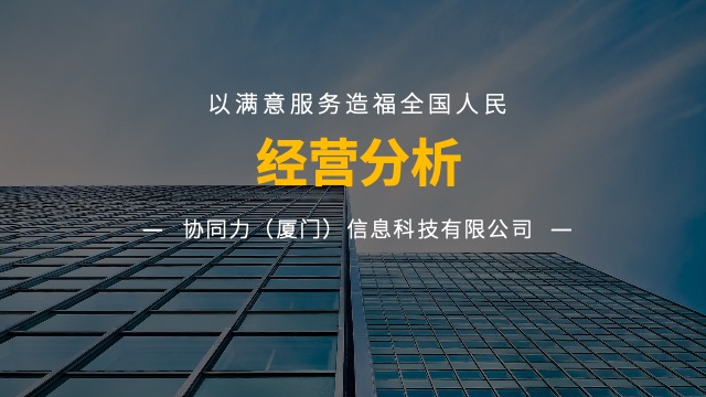 厦门一条龙经营分析统筹方案,经营分析