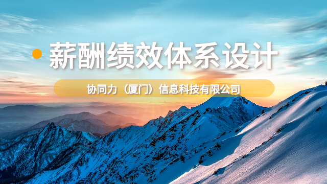 厦门民营企业薪酬绩效体系设计统筹方案,薪酬绩效体系设计