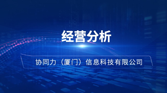 泉州定制化经营分析经营模型,经营分析