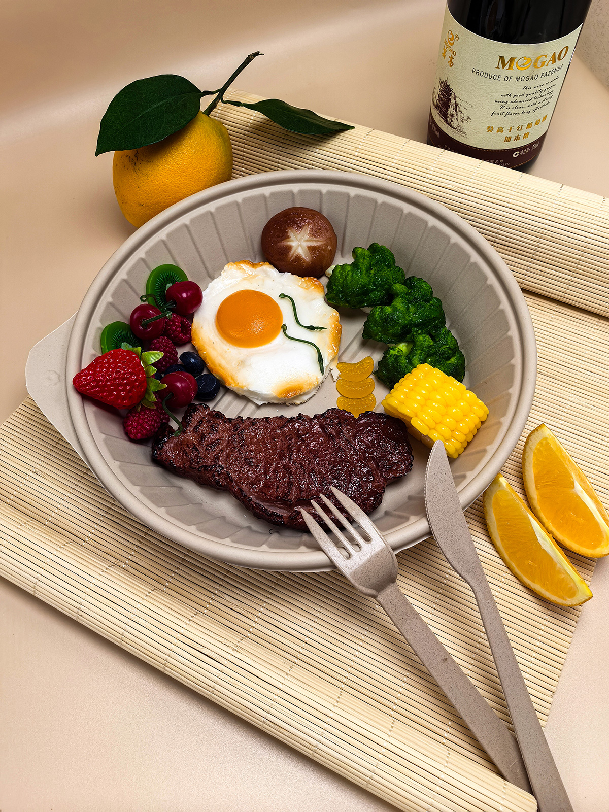 Disposable eco-friendly bowl Disposable eco-friendly bowl