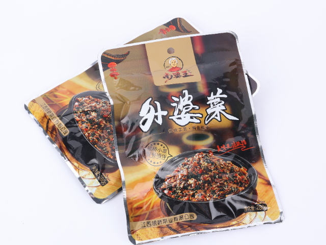 重慶市袋裝外婆菜批發(fā)公司 江西銀橋菜業(yè)供應
