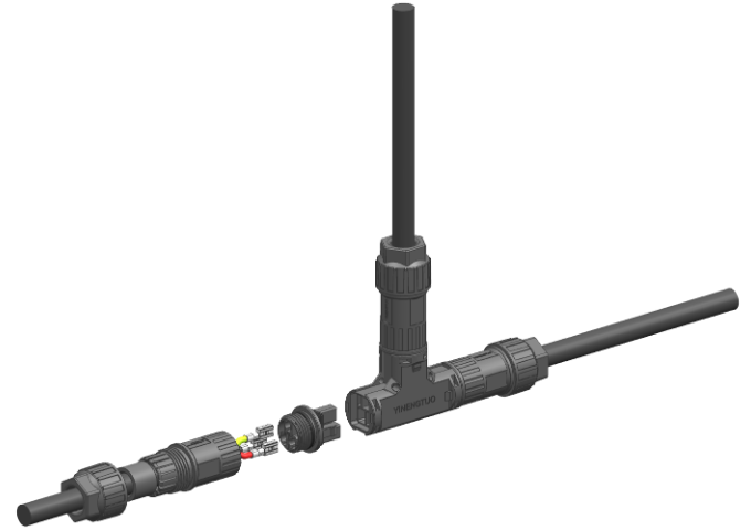 深圳AC三芯直插式連接器市價 深圳市易能拓科技供應(yīng)