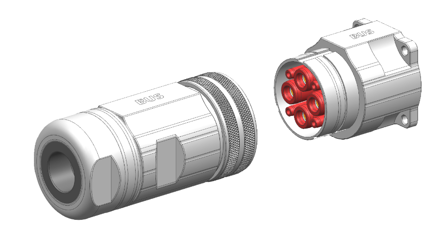 深圳AC三芯连接器产品介绍 深圳市易能拓科技供应