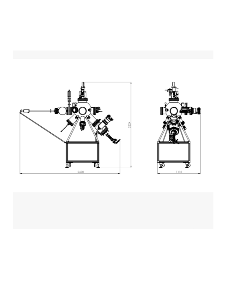纳米颗粒和薄膜UHV沉积系统