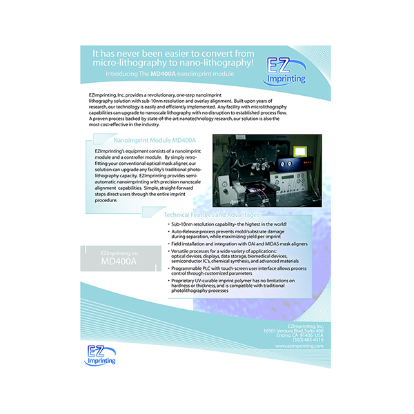 NANO IMPRINT 纳米压印