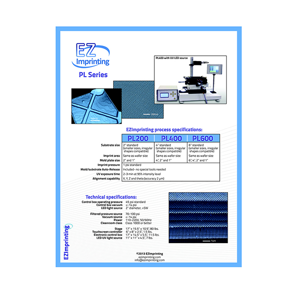 PL SERIES納米壓印