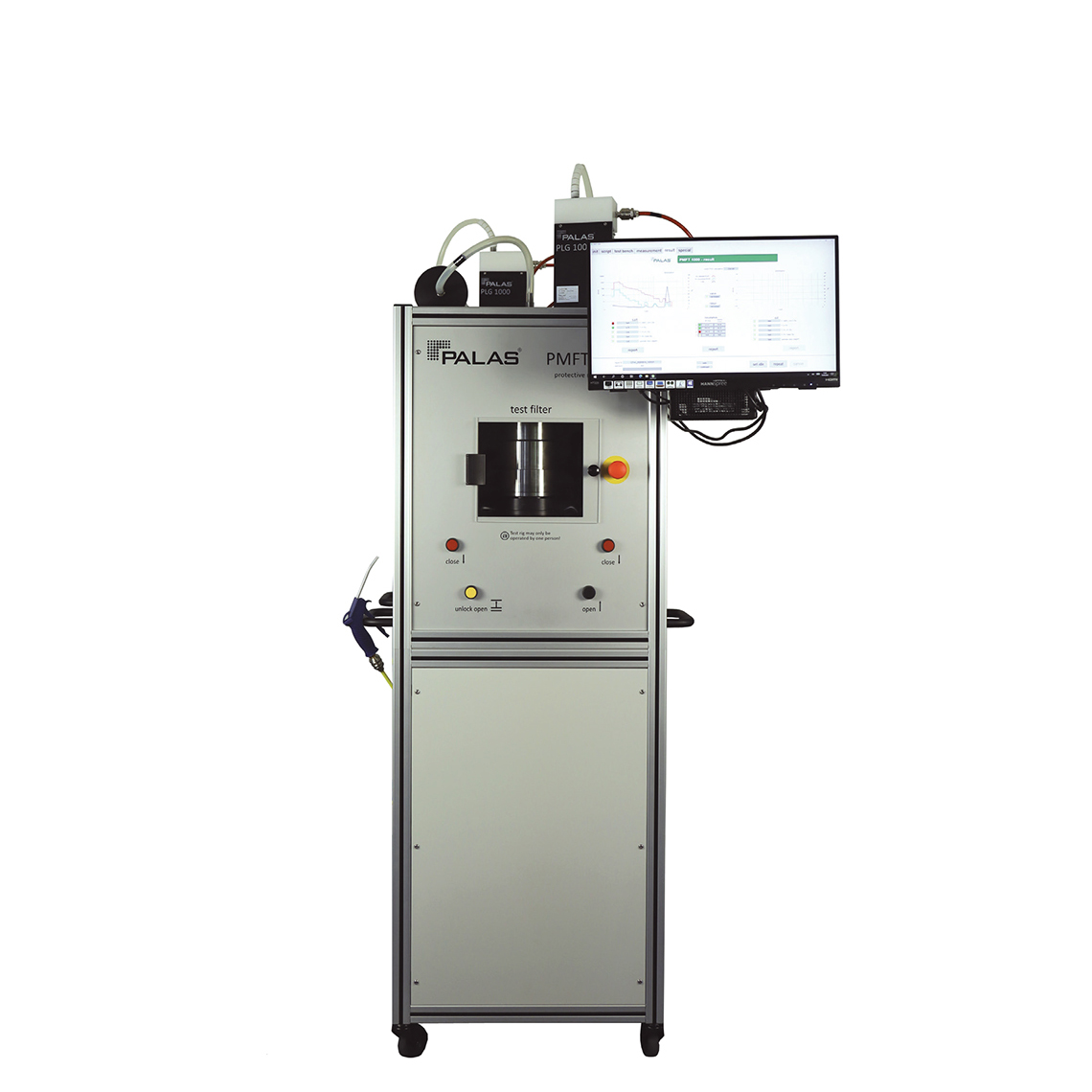 PMFT口罩及濾料測試係統