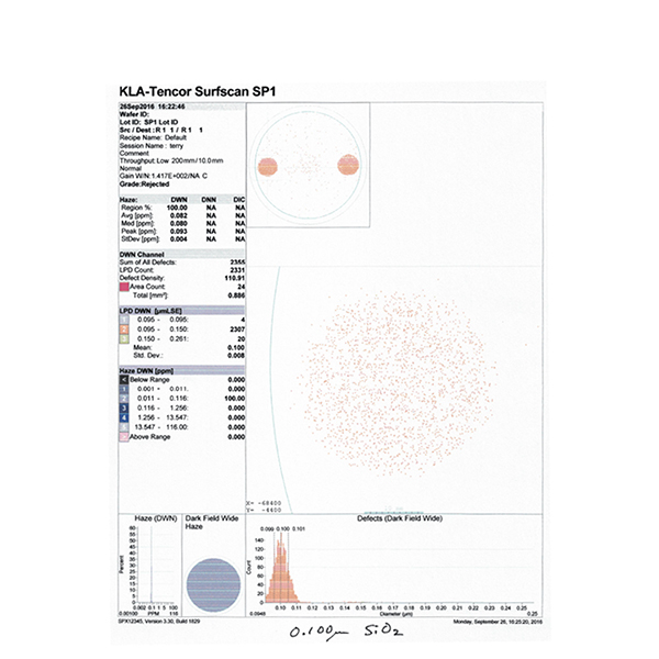 校正晶圓標準片